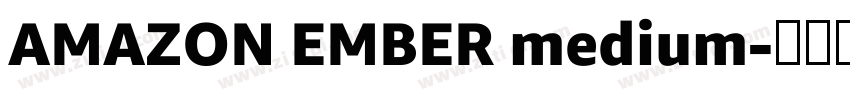 AMAZON EMBER medium字体转换
